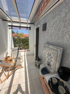 La villa des oliviers的休息区