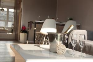 Posezení v ubytování SMM Apartament Stettin