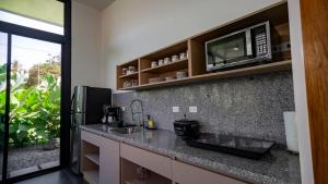 Kuchyň nebo kuchyňský kout v ubytování Toucan home