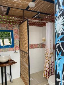 Koupelna v ubytování Glamping Vintage Anapoima