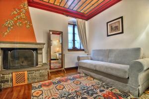 Posezení v ubytování Melinas Boutique Hotel B&B