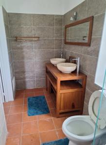 Koupelna v ubytování Chambre d'hôte