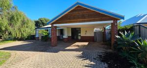 a small house with a brick building at Beach side studio Quindalup in Quindalup