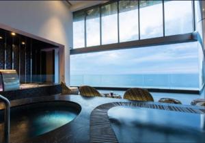 Posezení v ubytování Ocean view suite