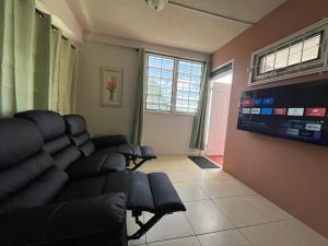 TV a/nebo společenská místnost v ubytování Balisier Apartments - Apt #1