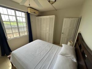 Postel nebo postele na pokoji v ubytování Balisier Apartments - Apt #1