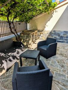 Posezení v ubytování Apartment Fragola