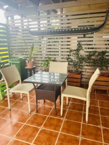 Χώρος καθιστικού στο Qua Roviana Accommodation