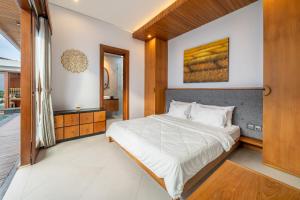 Postel nebo postele na pokoji v ubytování Luxury 2BR Villa in Canggu
