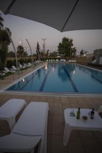 בריכת השחייה שנמצאת ב-מלון אירוס המדבר או באזור