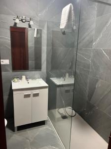 Kúpeľňa v ubytovaní Hotel Matalascañas
