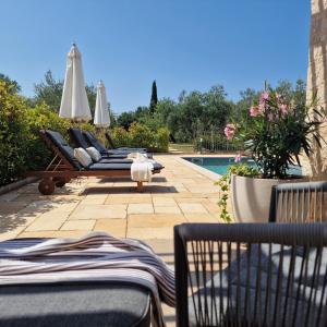 Bazén v ubytování Ferienhaus Rovinj mit Pool nebo v jeho okolí