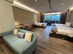 Voodi või voodid majutusasutuse Hoya Hot Springs Resort, Guanziling toas