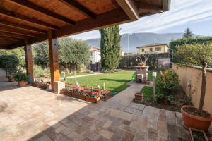 Zahrada ubytování La Via Francigena B&B