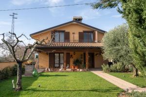 Zahrada ubytování La Via Francigena B&B