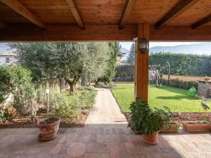 Zahrada ubytování La Via Francigena B&B