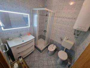 Koupelna v ubytování Apartment in Dramalj 41606