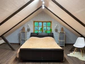 Postel nebo postele na pokoji v ubytování Guest house ''Stropiki'' with Sauna and hot Tub