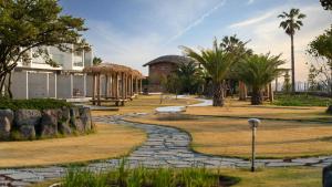 Zahrada ubytování Jeju Badayeon Villa