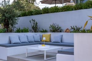 Posedenie v ubytovaní Luxusvilla Manatis mit Pool