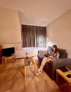 Posezení v ubytování Aparthotel El Serch