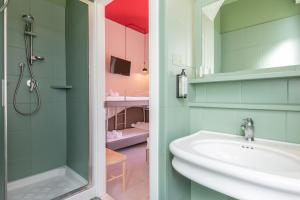 A bathroom at Hotel Belvedere Rimini