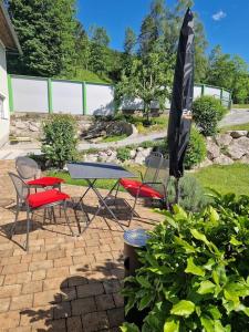 Zahrada ubytování Wohnung mit Garten