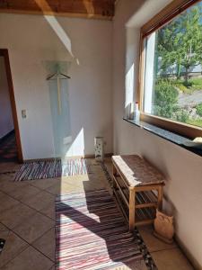 Posezení v ubytování Wohnung mit Garten