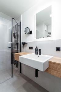 Koupelna v ubytování limehome Krems Undstraße + 37 fotografií