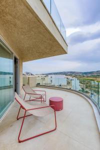 Balkón nebo terasa v ubytování A stunning 2BR experience in the village of Mġarr by 360 Estates