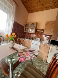 Kuchyňa alebo kuchynka v ubytovaní Joker Villa Apartmanhaus