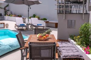 Χώρος καθιστικού στο FD Luxury Suites