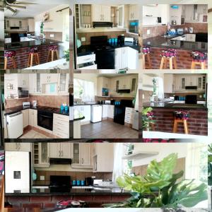 Η κουζίνα ή μικρή κουζίνα στο Self catering fully furnished accommodation