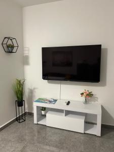 TV a/nebo společenská místnost v ubytování Apartments Angelo