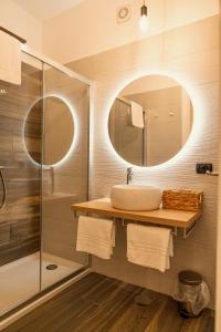 Koupelna v ubytování B&B Baia Di Trentova