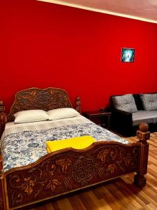 Postel nebo postele na pokoji v ubytování City Center Cozy Studio