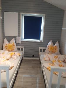 Postel nebo postele na pokoji v ubytování Ferienhaus uelsen + 21 fotografií