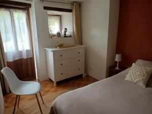 Postel nebo postele na pokoji v ubytování L'Etable