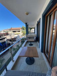 Balkón nebo terasa v ubytování Agartha Suite Hotel Kemer