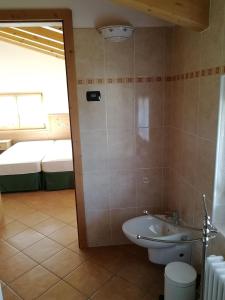Koupelna v ubytování Locanda Castil