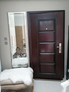 Postel nebo postele na pokoji v ubytování Palataki Residence