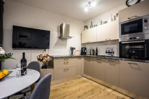 Kuchyňa alebo kuchynka v ubytovaní Luxusapartment NAV