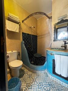 Koupelna v ubytování Riad Tassili Chaouen