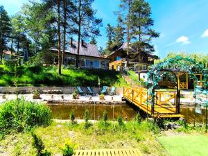 Vrt u objektu Vila POGLED Wellness i spa