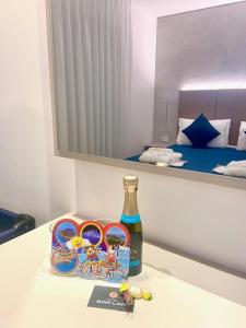 Postel nebo postele na pokoji v ubytování Hotel Simi Lan