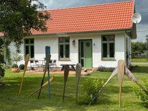 Κήπος έξω από το Ferienhaus Barlin 1