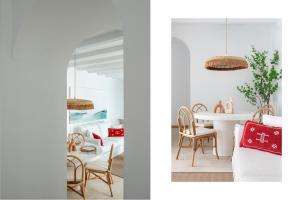 Χώρος καθιστικού στο Casa nueva con piscina privada y solárium