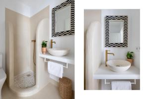 Ένα μπάνιο στο Casa nueva con piscina privada y solárium