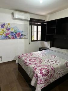 Postel nebo postele na pokoji v ubytování Moderna Casa con Jacuzzi Hidromasaje
