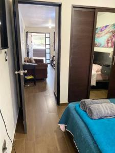 Postel nebo postele na pokoji v ubytování Moderna Casa con Jacuzzi Hidromasaje